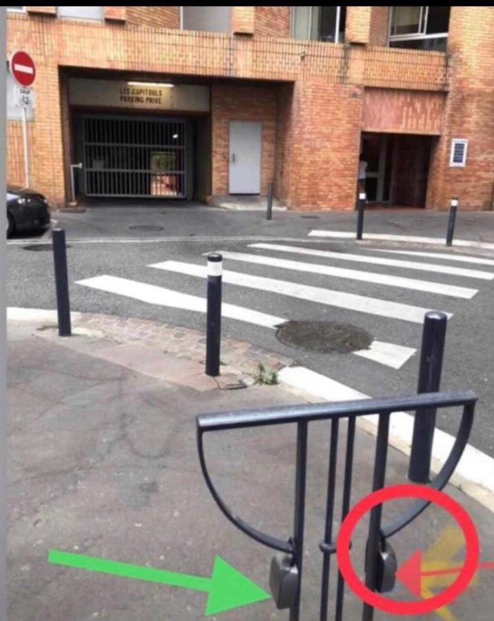 Hyper-Centre Historique Avec Possibilite De Reservation Parking Toulouse Exterior photo